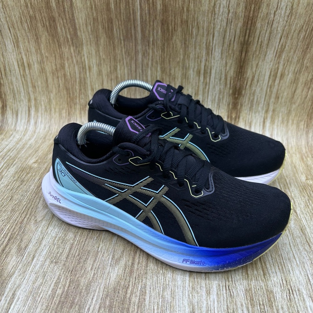 ASICS Gel-Kayano 30 Women's Size 6.5 Black Running Shoes Sneakers 1012B357